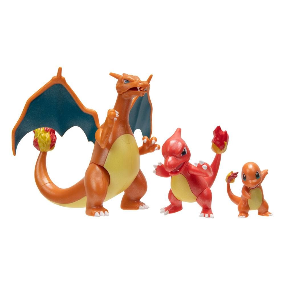 Pokémon Select Akční Figurky 3-Pack Evolution Charmander , Charmeleon , Charizard Jazwares