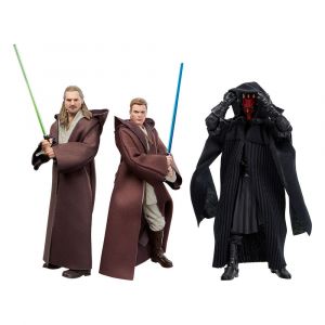 Star Wars Episode I Black Series Akční Figurka 3-Pack Qui-Gon Jinn, Darth Maul, Obi-Wan Kenobi 15 cm Hasbro