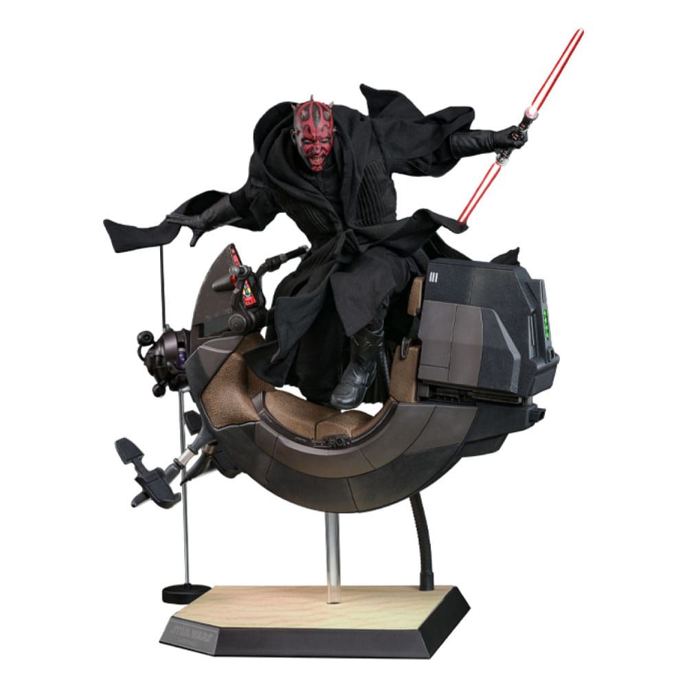 Star Wars Episode I Movie Masterpiece Akční Figurka 1/6 Darth Maul a Sith Speeder 29 cm Hot Toys