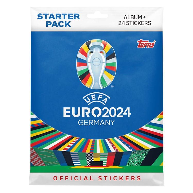 UEFA EURO 2024 Nálepka Kolekce Starter Pack Topps/Merlin