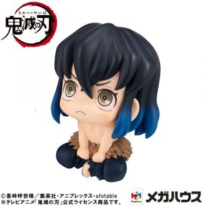 Demon Slayer: Kimetsu no Yaiba Look Up PVC Soška Inosuke Hashibira Bossy Ver. 11 cm Megahouse