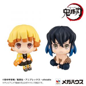 Demon Slayer: Kimetsu no Yaiba Look Up PVC Soška Zenitsu Agatsuma Smile Ver. & Inosuke Hashibira Bossy Ver. 11 cm (With gift) Megahouse