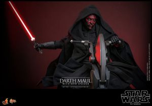 Star Wars Episode I Movie Masterpiece Akční Figurka 1/6 Darth Maul a Sith Speeder 29 cm Hot Toys