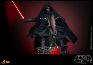 Star Wars Episode I Movie Masterpiece Akční Figurka 1/6 Darth Maul a Sith Speeder 29 cm Hot Toys