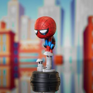 Marvel Animated Soška Spider-Man on Chimney 15 cm Diamond Select