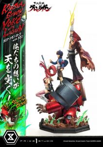 Gurren Lagann Ultimate Premium Masterline Series Soška 1/4 Kamina, Simon & Yoko a Lagann Deluxe Bonus Verze 97 cm Prime 1 Studio