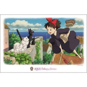 Kiki's Delivery Service Jigsaw Puzzle Kiki and The cats (1000 pieces)