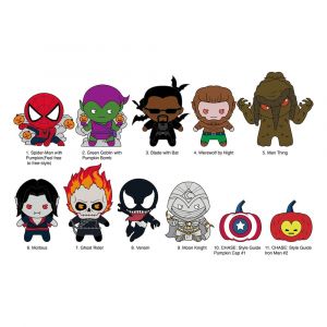 Marvel 3D PVC Taška Clips Halloween/Strange Tales Series 1 Display (24)