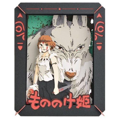 Princess Mononoke Paper Model Kit Paper Theater San Ensky