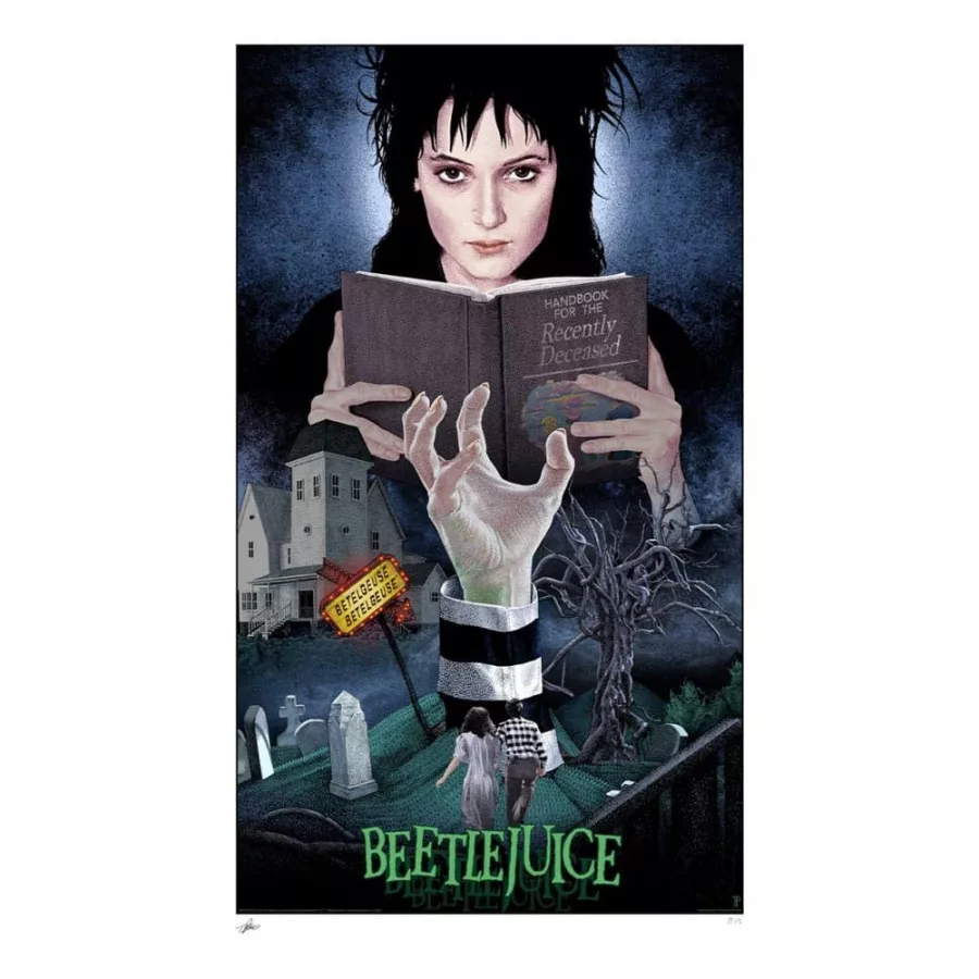 Beetlejuice Art Print Beetlejuice, Beetlejuice, Beetlejuice! 41 x 61 cm - unframed Sideshow Collectibles