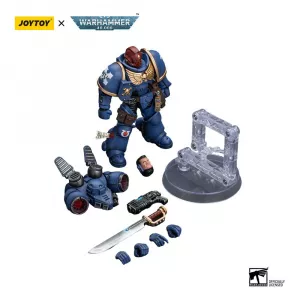 Warhammer 40k Akční Figurka 1/18 Ultramarines Jump Pack Intercessors Sergeant a Plasma Pistol and Power Sword 12 cm Joy Toy (CN)