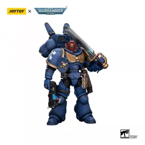 Warhammer 40k Akční Figurka 1/18 Ultramarines Jump Pack Intercessors Sergeant a Plasma Pistol and Power Sword 12 cm Joy Toy (CN)