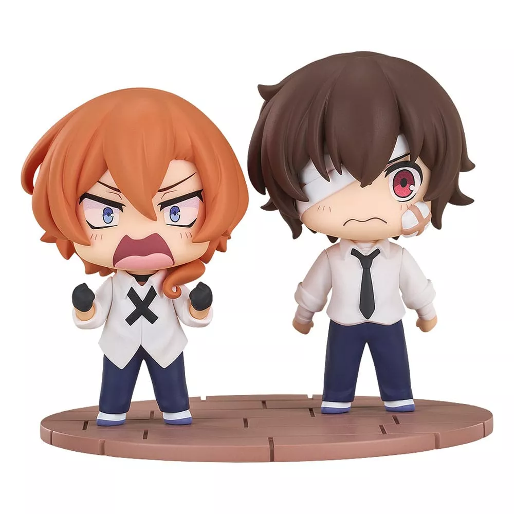 Bungo Stray Dogs Wan! Chibi Figurky Osamu Dazai & Chuya Nakahara: Fourteen-Year-Old Ver. 8 cm Good Smile Company