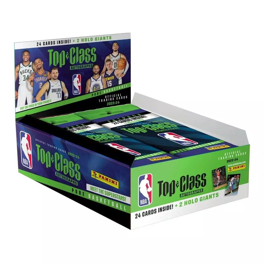 NBA Top Class 2023-24 Trading Karty Fat Packs Display (10) Panini