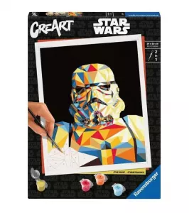 Star Wars CreArt Paint by Numbers Painting Set Stormtrooper 24 x 30 cm Ravensburger