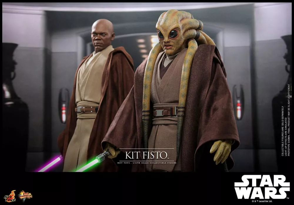 Kit Fisto a Mace Windi Hot Toys figurky