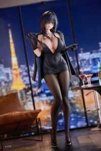 Original Character PVC Soška 1/6 Ishimi Yokoyama Black One-piece Dress Ver. Illustration by Bara 28 cm Hanabee