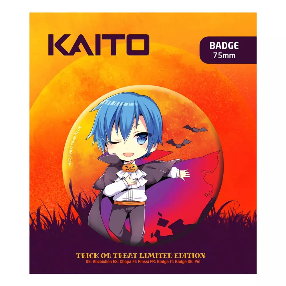 Hatsune Miku Připínaček Odznak Halloween Limited Edition Kaito POPbuddies