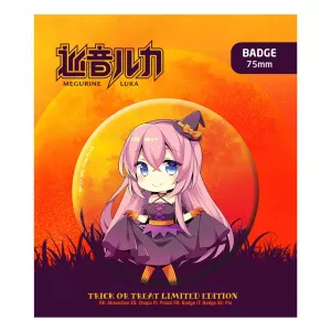 Hatsune Miku Připínaček Odznak Halloween Limited Edition Megurine Luka