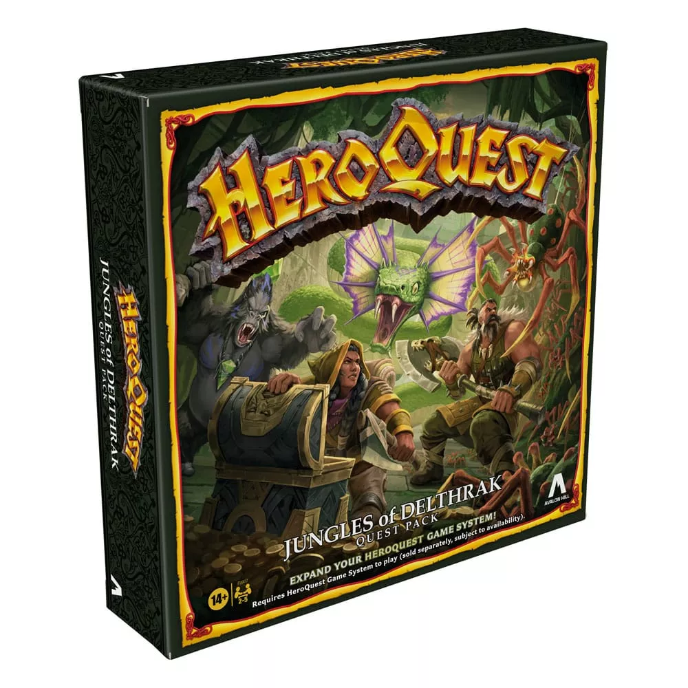 HeroQuest Board Game Expansion Jungles of Delthrak Quest Pack Anglická Verze Hasbro