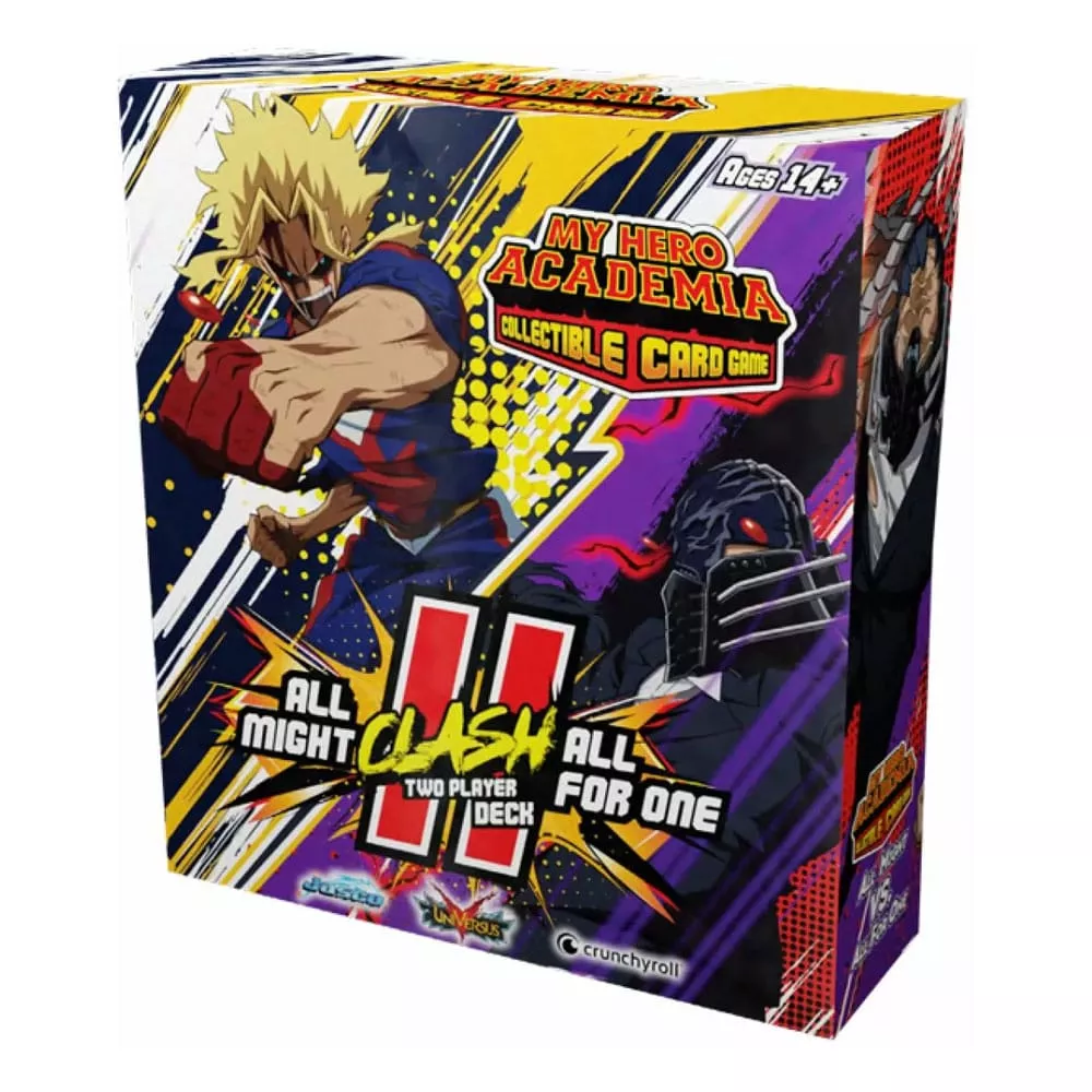 My Hero Academia Trading Karty League of Villains 2-Player Clash Display (8) Anglická Verze Jasco