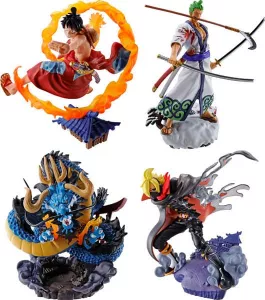 one Piece Petitrama PVC Mini Soška Logbox Re Birth Wano Kuni Vol. 1 Set 9 cm