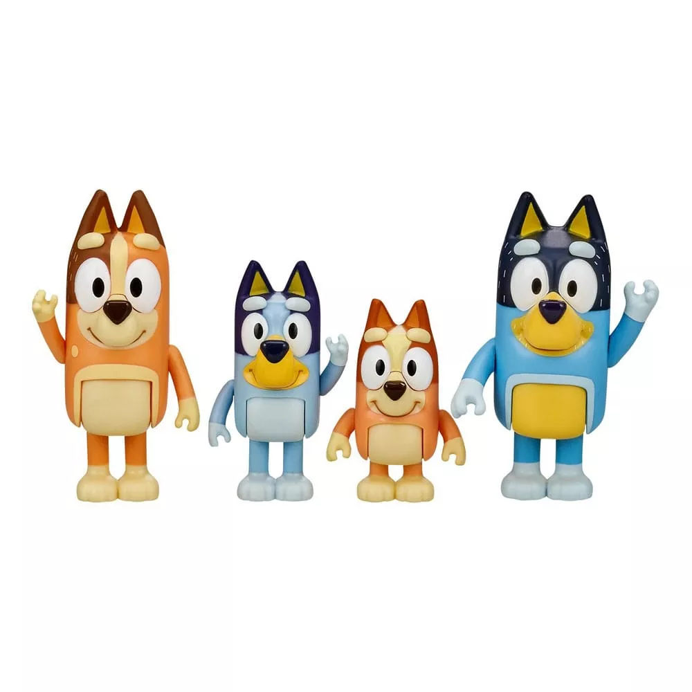 Bluey Akční Figurky 4-Pack