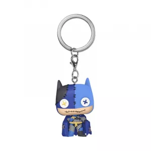 DC Patchwork POP! Vinyl Přívěsky na klíče 4 cm Batman Display (12)