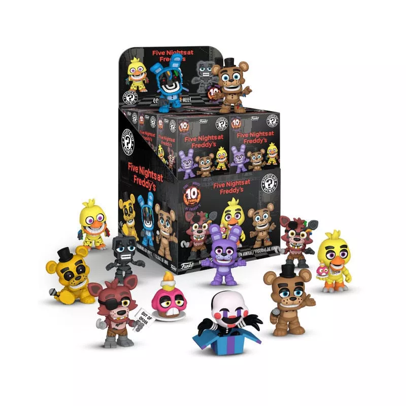 Five Night's at Freddy Mini Figurky FNAF (10y Anniversary) 5 cm Display (12) Funko