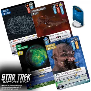 Star Trek: Captain's Chair Card Game Anglická Verze Wizkids