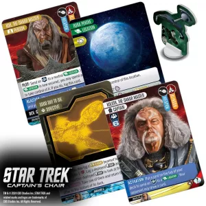 Star Trek: Captain's Chair Card Game Anglická Verze Wizkids