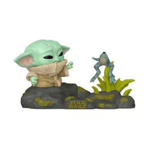 Star Wars POP! Deluxe Vinyl Figurka Din Grogu a Frog 9 cm