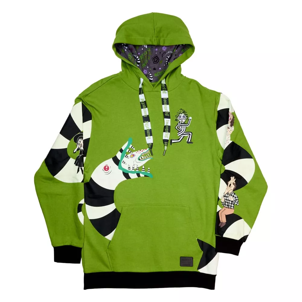 Beetlejuice by Loungefly Hoodie Mikina Unisex Glow in The Dark Velikost S