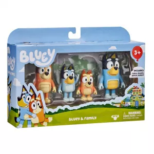 Bluey Akční Figurky 4-Pack