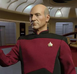 Star Trek: The Next Generation Akční Figurka 1/6 Captain Jean-Luc Picard (Essential Duty Uniform) 30 cm EXO-6