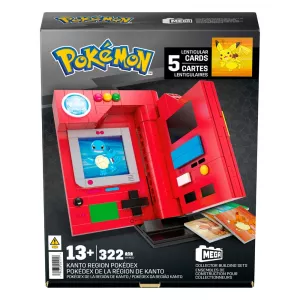 Pokémon Mega Building Kit Kanto Region Pokédex Mattel