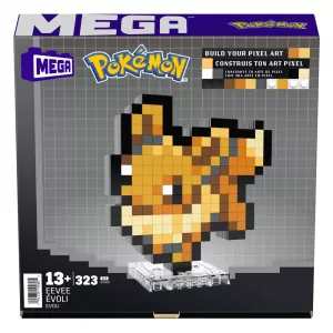 Pokémon Mega Construction Set Eevee Pixel Art Mattel