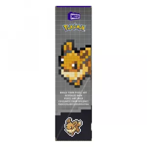 Pokémon Mega Construction Set Eevee Pixel Art Mattel