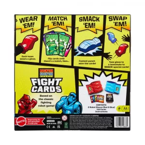 Rock'Em Sock'Em Robots Card Game Mattel