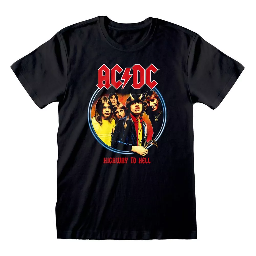 AC/DC Tričko Highway To Hell Velikost L Heroes Inc