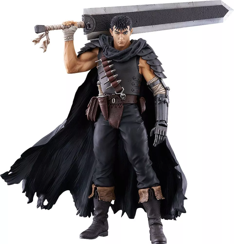 Berserk Pop Up Parade L PVC Soška Guts (Black Swordsman) 22 cm Max Factory