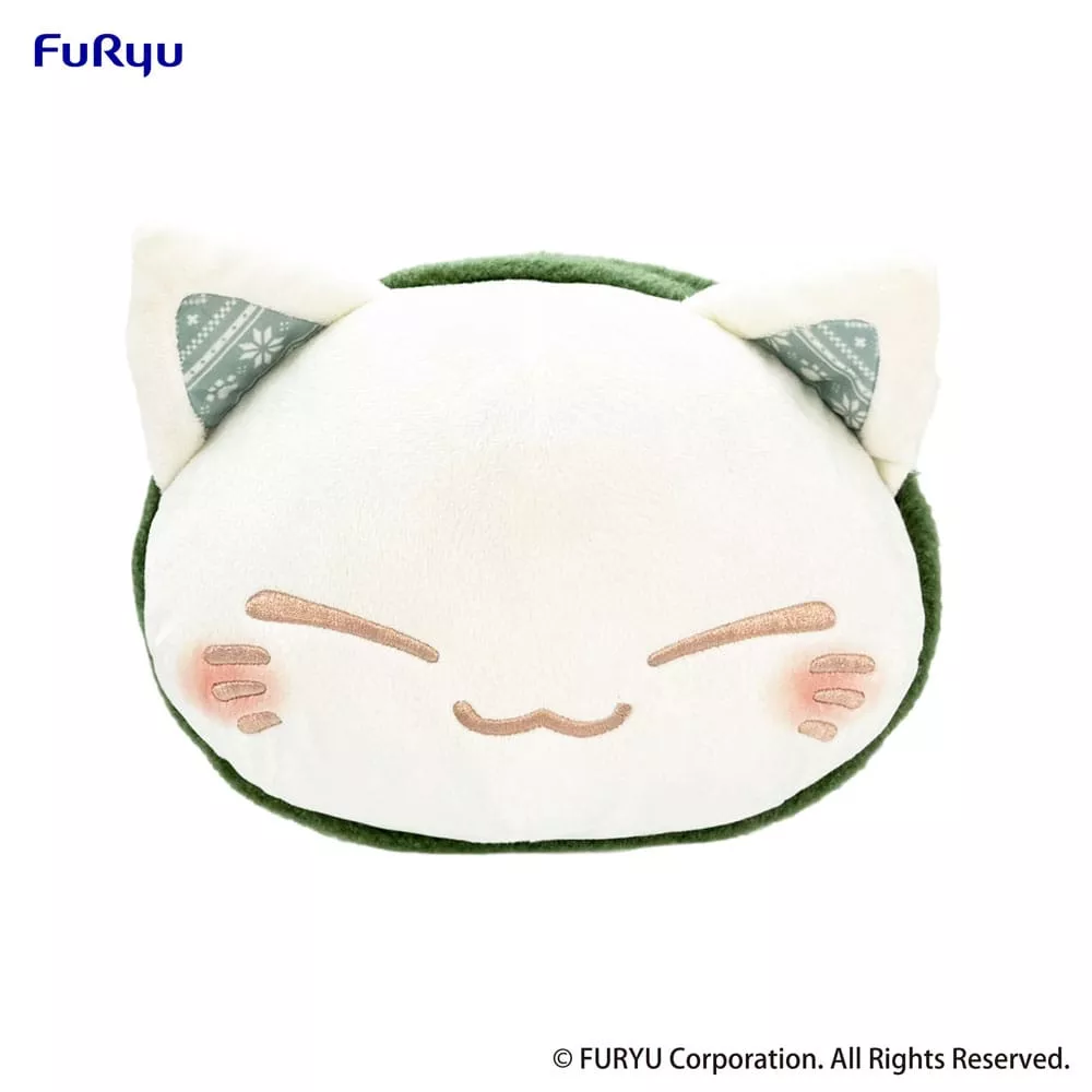 Nemuneko Cat Plyšák Figurka Green Šála Ver. 30 cm Furyu