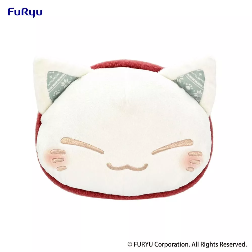 Nemuneko Cat Plyšák Figurka Red Šála Ver. 30 cm Furyu