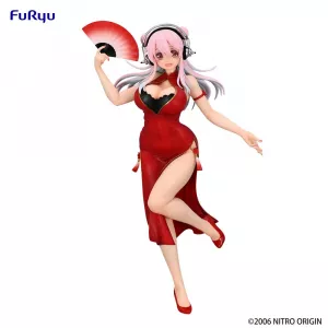 Super Sonico Trio-Try-iT PVC Soška China Dress Ver. 21 cm