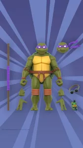 Teenage Mutant Ninja Turtles Ultimates Akční Figurka Wave 12 Donatello 18 cm Super7