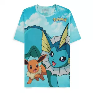 Pokémon Tričko Mirage AOP Eevee Evolutions Velikost M