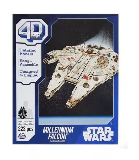 Star Wars: 4D Build - Millenium Falcon 3D Puzzle Spin Master