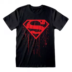 Superman Tričko Dripping Symbol Velikost L