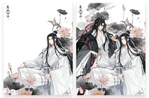 Grandmaster of Demonic Cultivation 3D Lenticular Card Wei Wuxian & Lan Wangji 12 x 16 cm