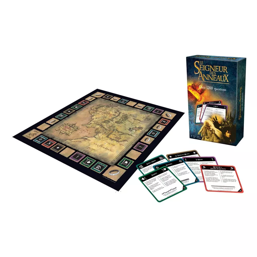 Lord of The Rings Board Game Quiz 1200 Questions Francouzská Verze Topi Games